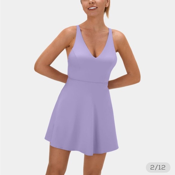 Halara Cloudful™ Fabric Crisscross Barre Ballet Dance Dress - Picture 1 of 6